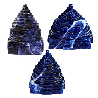 Shree Yantra In Blue Sodalite